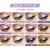 RoseFlower 12 Pieces Diamond Glitter Eyeliner Liquid Set 12 Colours