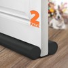 Holikme Door Draft Stopper 2×37inch, Black