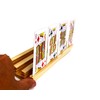 Engelhart - 390818-4 Domino and Card Holder Wooden 26 cm