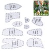 Tissting Pack of 10 Memory Bear Template Pattern, 12 Inch