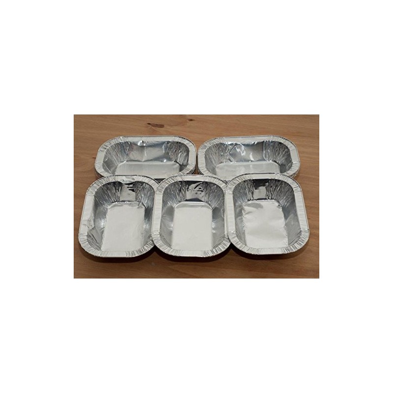 Tongmaster 1.5LB - 2LB Foil Pie Ashet Rectangle Aluminium Dish,