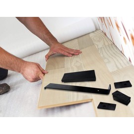 Laminate Wooden Floor Installation Tool Kit Includes 20 Spacers Installs Laminate and Wooden Flooring with Ease