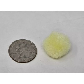 Aldastar 100 pcs Bulk 3/4 Inch Yellow Craft Pom Poms 3/4" 20mm Acrylic Aldastar Made USA