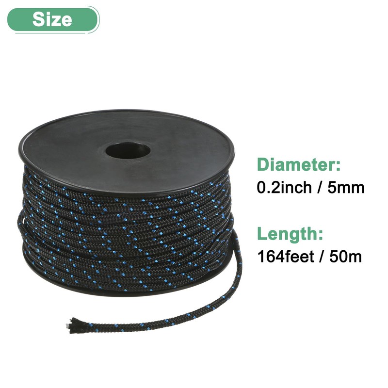 M METERXITY Recoil Starter Rope Pull Cord 5mm 50m Pull