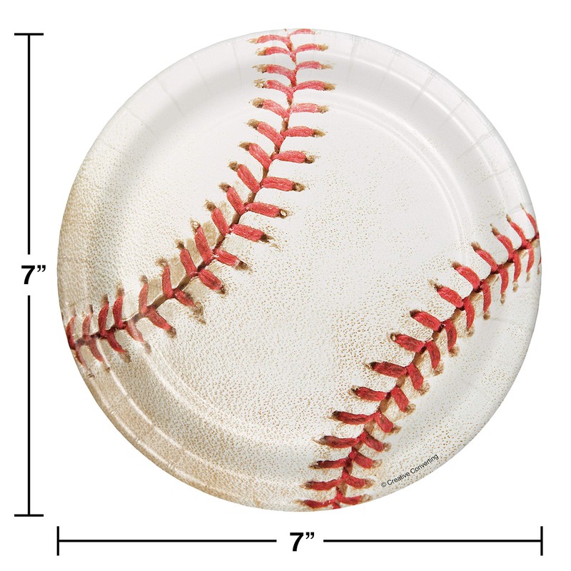 Creative Converting 8 Count Sports Fanatic Baseball Sturdy Style Paper