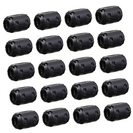 KONTONTY Ferrite Core Cord Ring Filters 20 Pcs Clip Noise Filters for Power Cords/Cable Ferrite Bead
