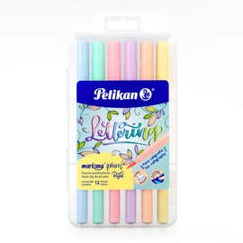 Pelikan 30341201 Markana Punta Pincel Pastel Pelikan Con 12