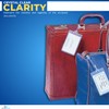 1InTheOffice Clear Laminating Pouch with Loop Attachment, Luggage Tag Style