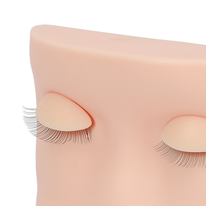 Lash Mannequin Head with with 3 Pairs Replacement Eyelids Realistic