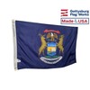 12x18" State of Michigan Boat Flag - All Weather Nylon