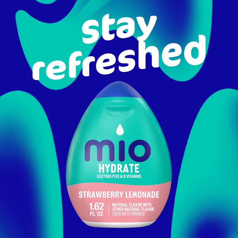 mio Hydrate Strawberry Lemonade Flavored with other natural flavor Liquid