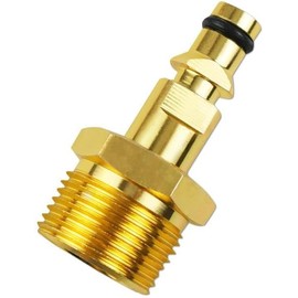 M22 Pressure Washer Connector - Pressure Washer Gun Adapter - m22 to Quick Connect Hose - Brass Pressure Washer Plug - Compatible with Karcher Washer Gun Hose
