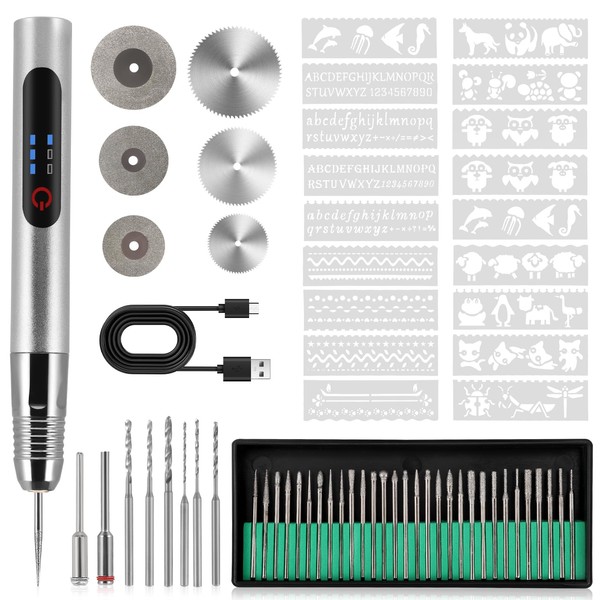 Mini Router, USB Rechargeable, Electric Router, Carving Pen, Electric, Cordless,