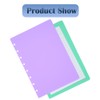 ITSYHPRO 4 Set Junior Discbound Covers for Happy Planner Purple