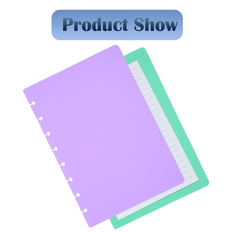 ITSYHPRO 4 Set Junior Discbound Covers for Happy Planner Purple