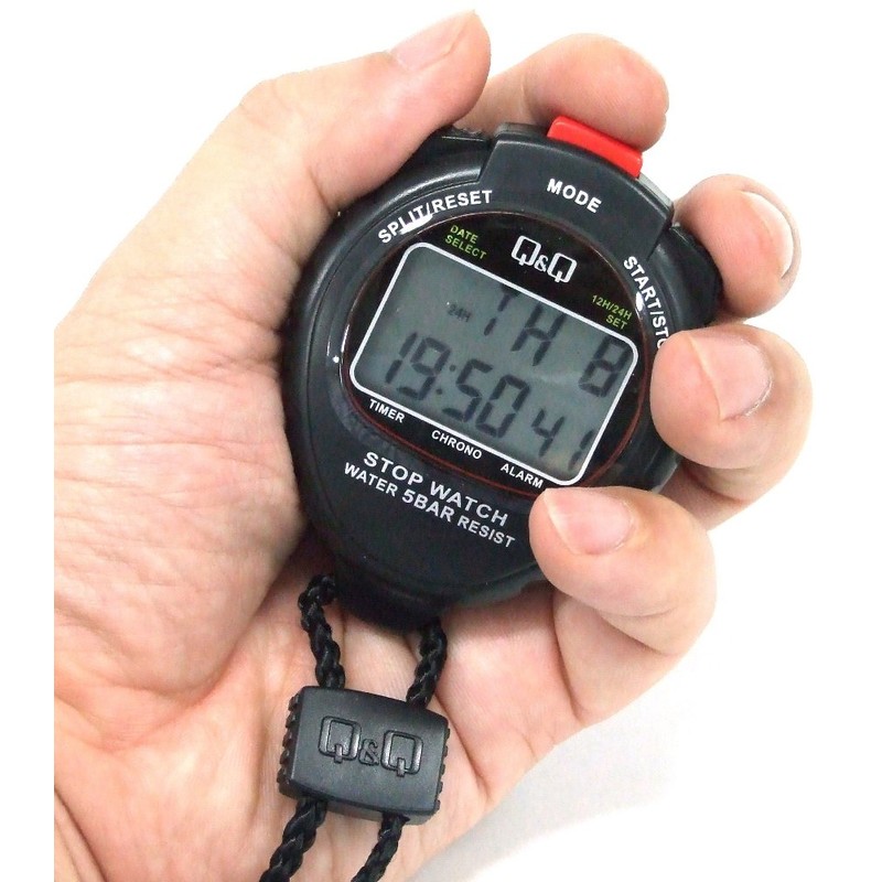 Citizen Q & Q stopwatch HS44 - 001, with split
