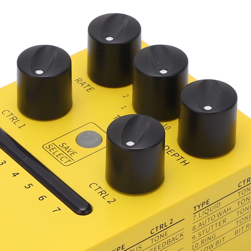 Multi Modulation Pedal Stereo 11 Modulation Effects True Bypass Phase