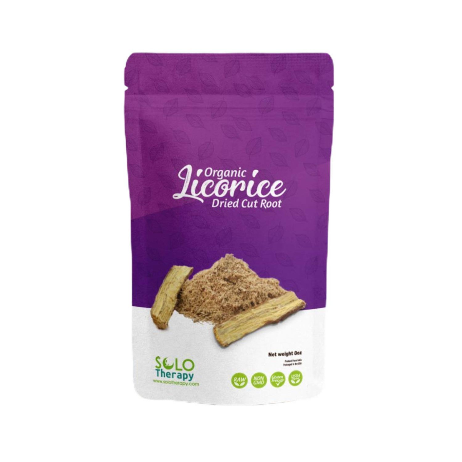 Licorice Dried Root Cut and Sifted (Glycyrrhiza Glabra) , 8 oz