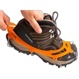 Portable crampon pouch Urban crampon prevention of icy roads Snow Chain Black