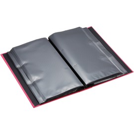 Nakabayashi TCPK-L-240-HP Pocketed Album, 3.5 x 5 inch (L Size), 3 tiers, 240 Pockets, Happy Pink