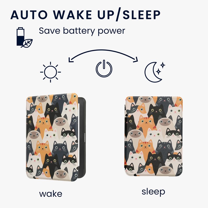 kwmobile Case Compatible with Kobo Clara HD Case - eReader