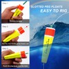 wondersee Fishing Floats Weighted Slotted Peg Popping Floats Slip Bobbers,