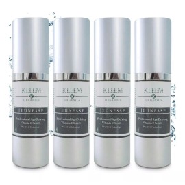 Kleem 4 Sueros Faciales Vitamina C 20 Hialurónico Vitamina E
