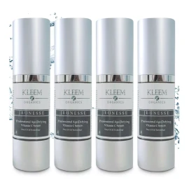 Kleem 4 Sueros Faciales Vitamina C 20 Hialurónico Vitamina E