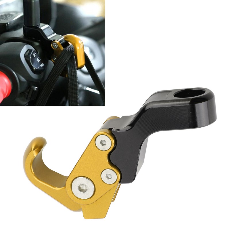 Motorcycle Luggage Bag Hook Hanger 10.5mm Aluminum Alloy Versatile Secure