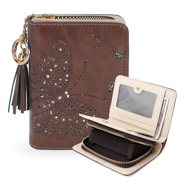 KITEVIUN Small Wallet for Women RFID Blocking Slim Bifold Wallet