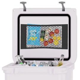 NATIKON Cooler Storage Net Bag High Capacity Nylon Mesh Storage Net Cooler Organizer for Coolers - 2 Pack (Small)