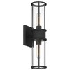 Possini Euro Design Miranda Modern Wall Light Sconce Matte Black