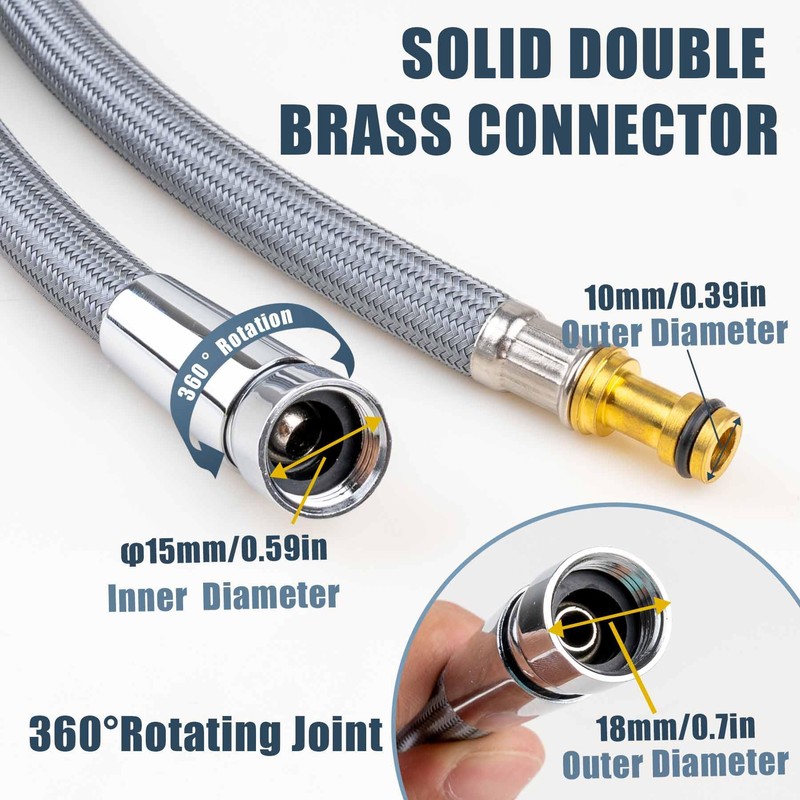 Liberflow Kitchen Faucet Hose Replacement for MOEN 150560 pullout Kitchen