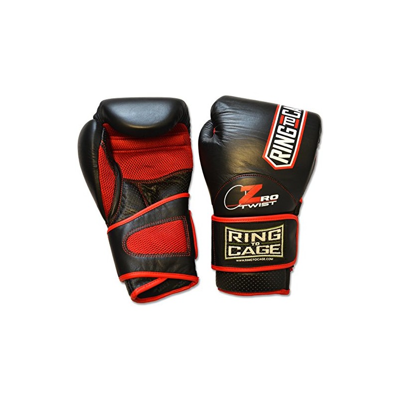 RING TO CAGE ZroTwist Safety Strap Bag Gloves (Large 16oz)