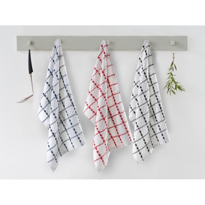 Luxury Nights 100% Cotton Terry Tea Towel Kitchen Cloth Heavy