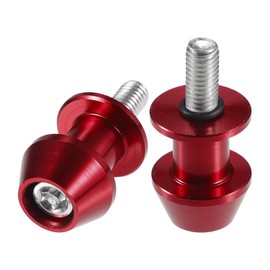 VekAuto 1 Pair of Swing Protectors, 8 mm M8 x 1.25 CNC Swing Protector Slider Stand Universal for Motorcycle Durable Aluminium Alloy Red