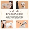 Albcorp Handmade PVC Coated Dog Collar | Luxury Braided Waterproof