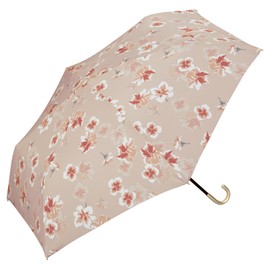 [2024] Wpc. 3813-014-002 Rain Umbrella, Folding Umbrella, Azalea, Mini Pink, Rain or Shine, Ribs, 170g, Lightweight, Women's, Floral Pattern, Large, Feminine, Adult, Feminine, Cute, Stylish, Work or