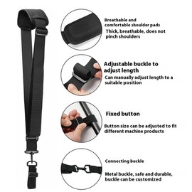 CLSSLVVBN Comfortable Waist Black Trimmer Long Trimmer and Durable Material, for Brush Cutters, Lawn blowers, Trimmers