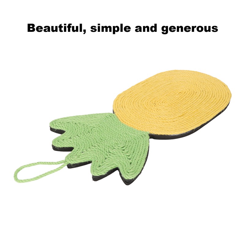 Ananas Cat Scratch Pad Wear Resistant Recyclable Prevent Slipping Cat