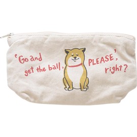 Techno Prime 74277 Doyashiba Natural Pouch & Packable Pouch, Cosmetic Pouch, Pen Case, 7.1 x 3.9 inches (18 x 10 cm), Depth 2.0 inches (5 cm)