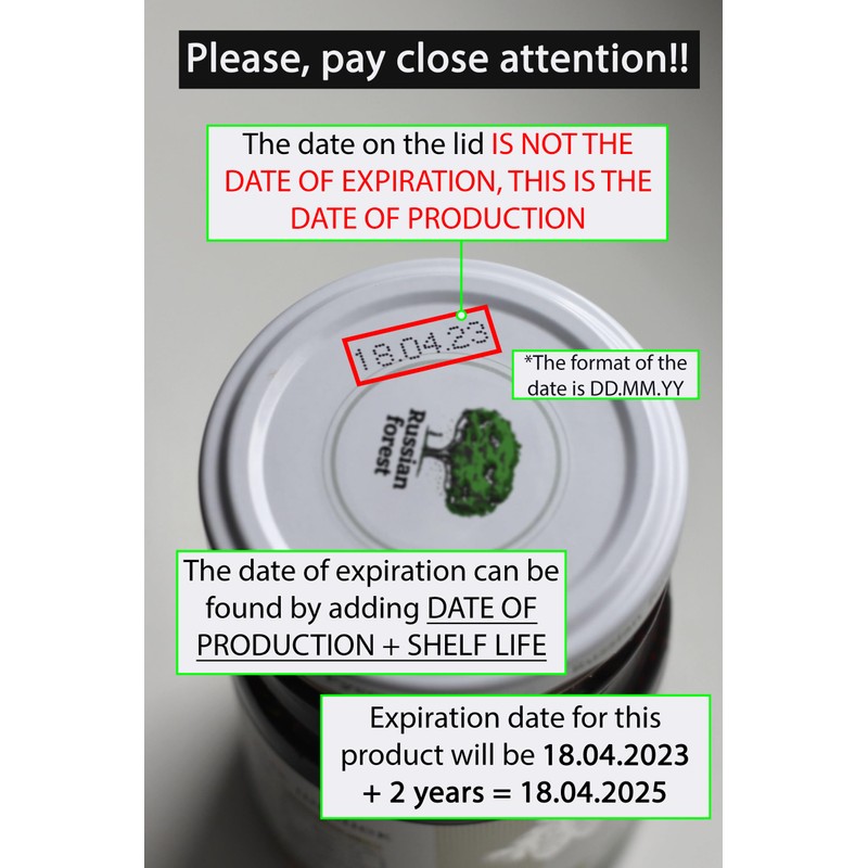 Russian Forest All Natural Red Currant Premium Jam No Added