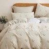 Lanqinglv Beige Bed Linen 135 x 200 cm Boho Tufted