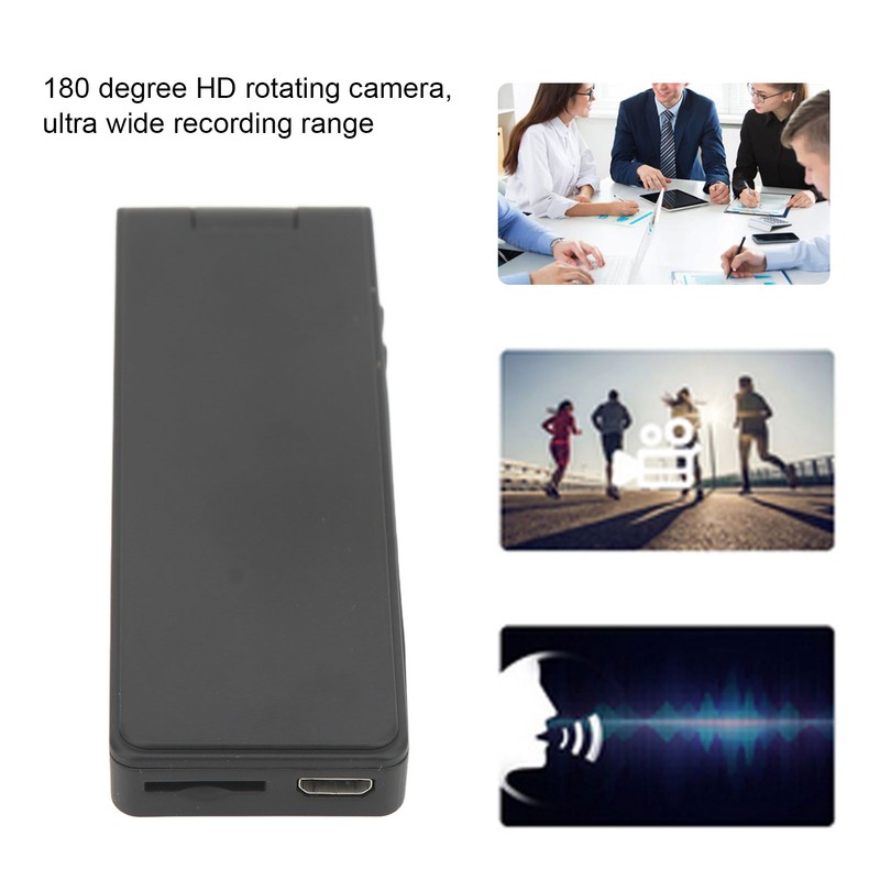Mini Body Camera 1080P HD 180 Degree Adjustable Angle 3