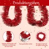 Christmas Tinsel Garland, Pack of 10 x 2 m Christmas