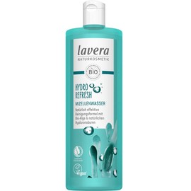lavera Hydro Refresh Micellar Water - with Algae and Hyaluronic Acid - Gentle and Gentle Makeup Removal - High Compatibility - Vegan - Natural Cosmetics - 400 ml