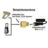 M&M Smartek Pressure Washer Adaptor for Easy!Lock M22 x 1.5