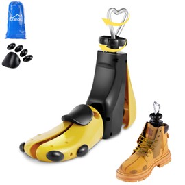 Exshoiu Shoe Stretcher Men Women, Boot Stretcher Stretch Width & Length, Shoe Tree Adjustable Leather Boot Widener Stretcher for Wide Feets