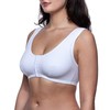 frugue Mastectomy Bra with Pockets for Prosthesis Snap Front Closure