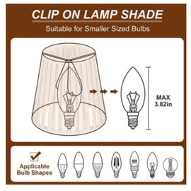 3 Pack Rattan Lampshade, Farmhouse Woven Lampshade Replacement, Boho Lampshade, Boho Bell Lampshade for Table Lamps, Floor Lamps, Pendant Light (3.5 x 5.5 inches)